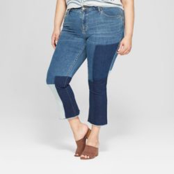 kick boot crop jeans